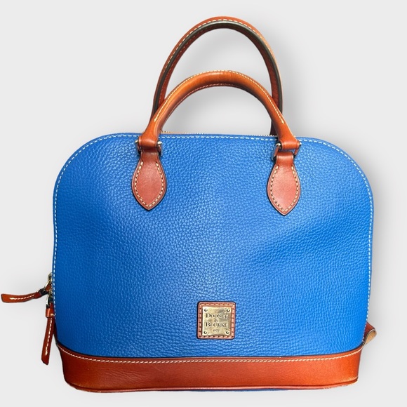 Dooney & Bourke | Bags | Dooney Bourke Pebble Leather Zip Zip Satchel